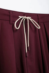 Casual Women 2 Pieces Sets Waist Lace Up Lantern Edition Mini Skirt Sets Solid Pocket Decorative Jacket Top Women's Set