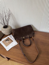 Motingsome 100% Natural Suede Bag Women Tote Luxury Designer Bags Roomy Casual Tote Crossbody Fashionable Handbag and Purses New