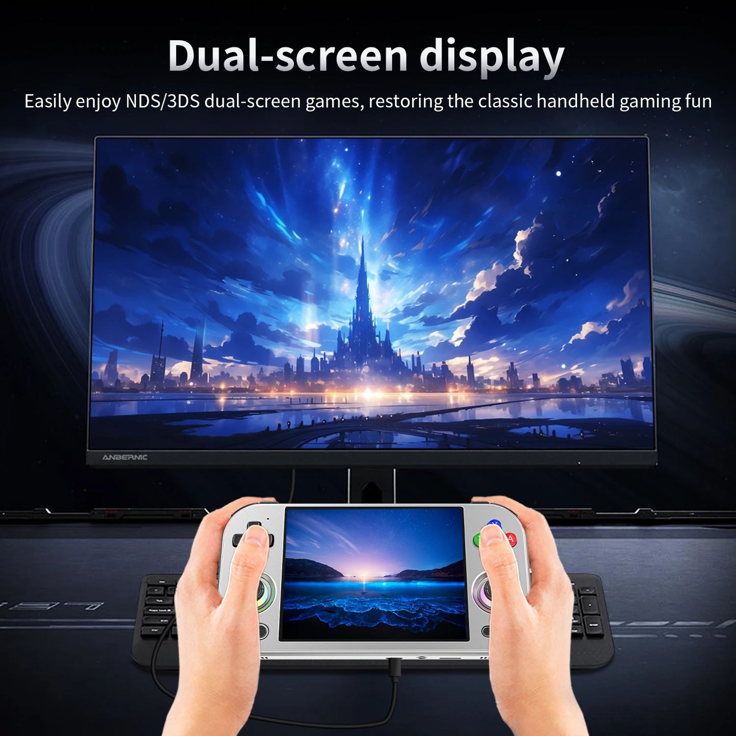 Anbernic RG477M Handheld Game Console 4.7" LTPS