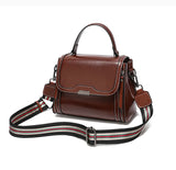 Cowhide Women's Tote Bag 2024 New Luxury Genuine Leather Shoulder Crossbody Bags High Quality Vintage Female Handbag 6241