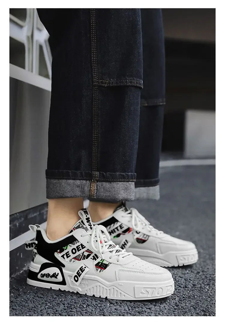 Men’s Premium Leather Skate & Sports Sneakers