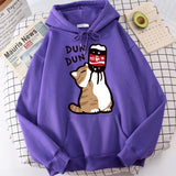 Cartoon Cat "Salary Increase" Hoodie