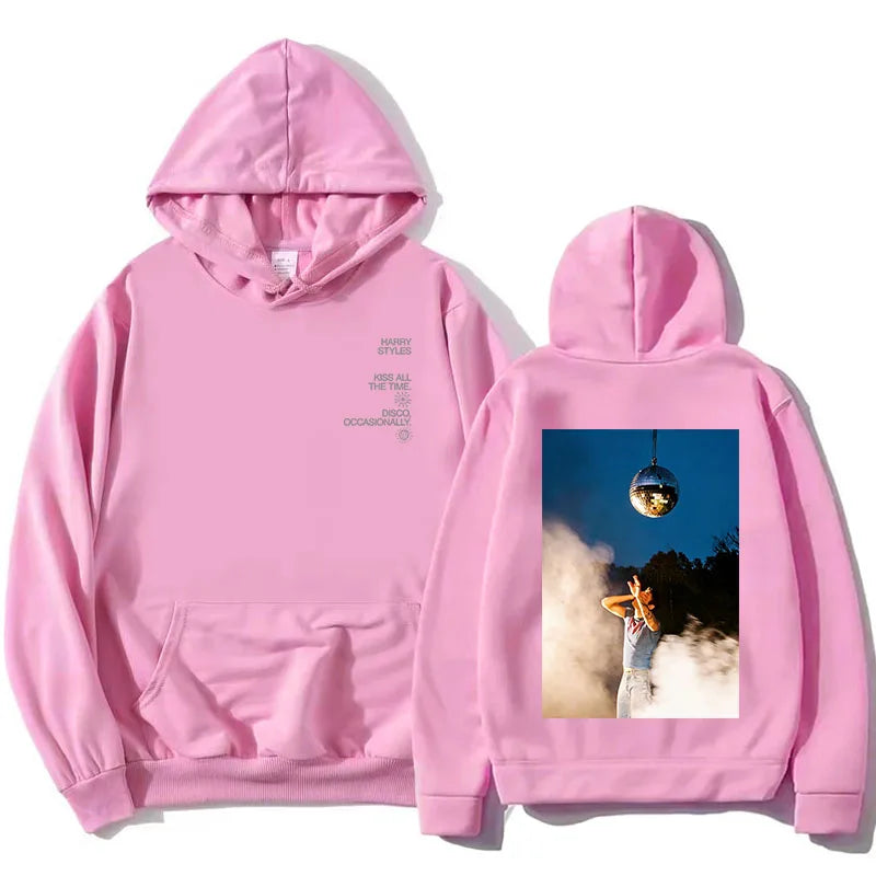 Harry Styles Disco Graphic Fleece Hoodie