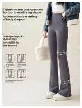 Women's Fleece-Lined High Waist Flare Leggings