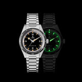 New THORN T026 Automatic Watch 38mm Sapphire 316L Stainless Steel PT5000/Swiss Ronda Movement Vintage Style Luminous Men's Watch