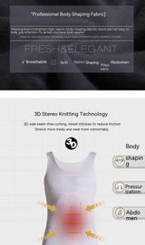 Men's Compression Body Shaper Tank Top, Slimming Vest