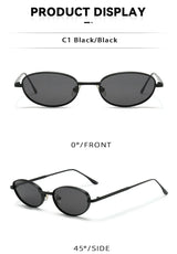 DDDLONG Fashion Small Round Retro Sunglasses Women Classical Vintage Punk Sun Glasses For Men Eyewear Outdoor Shades D609