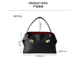 Niche Light Luxury High-end Leather Large-capacity First-layer Cowhide Women's Handbag Tote Bag Commuter Leisure Versatile