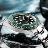 ADDIESDIVE NEW Luxury Men’s Quartz Watch 200M Diver Watch BGW9 Super Luminous Ceramic Bezel Stainless Steel Business Wristwatch