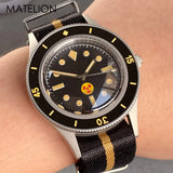 New 50 Fathoms NH35A Automatic Watch for Men Diving Swimming Sandblasting Luminous Bubble Sapphire Glass 200m Waterproof 40mm