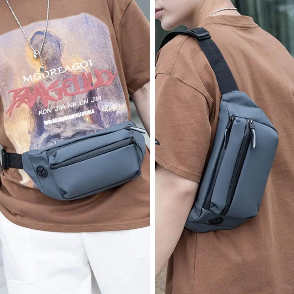 Men Women Waist Bag Pack Waterproof For Male Belt Pouch Belly Banana Ladies Kangaroo Bum Hip Husband Phone Work Purse Sack D5N0