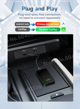 CarlinKit Wireless CarPlay & Android Auto Adapter