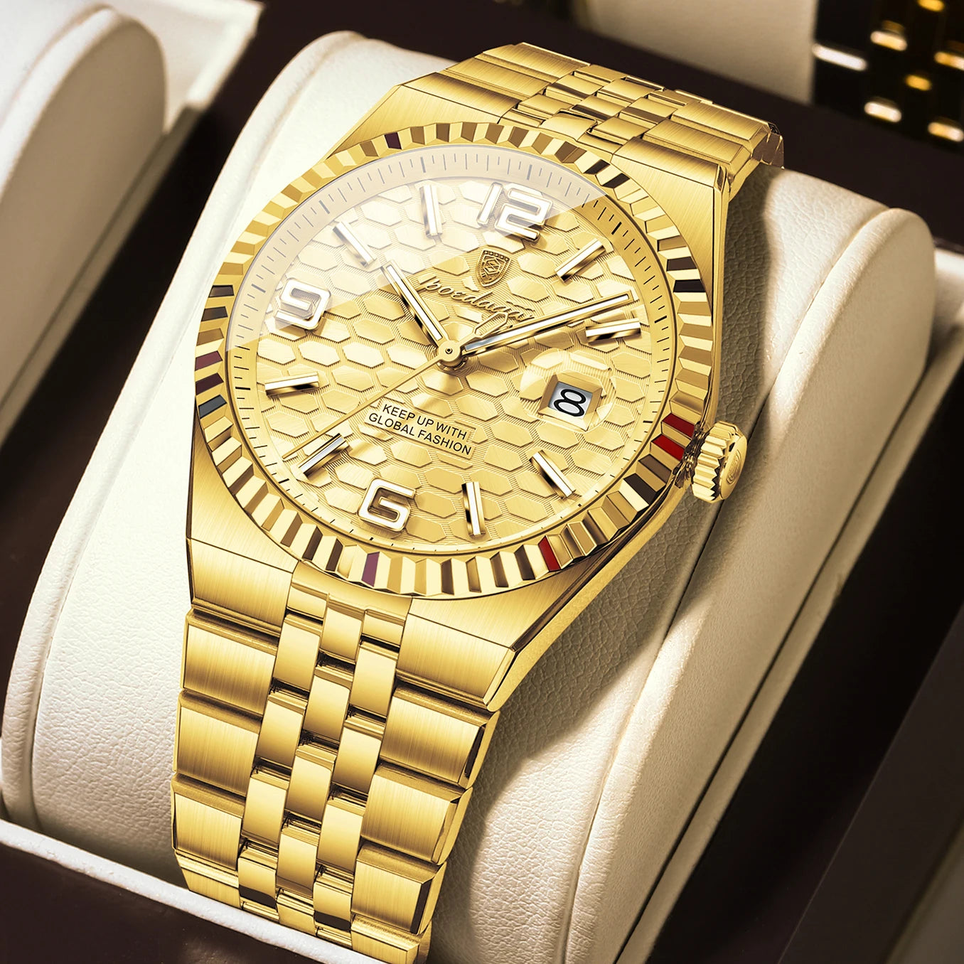 POEDAGAR 839 Men's Luxury Quartz Watch | Luminous & Waterproof