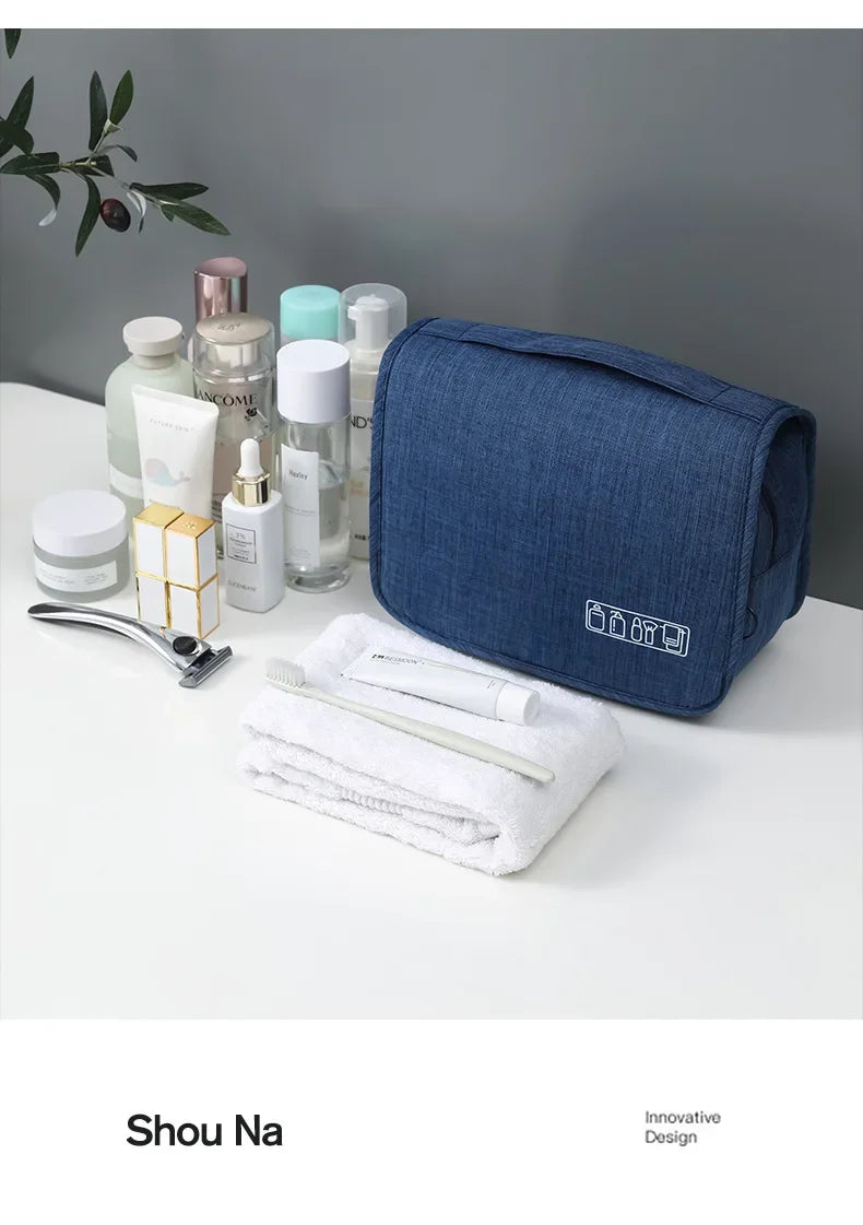 Hanging Travel Toiletry Bag with Zipper