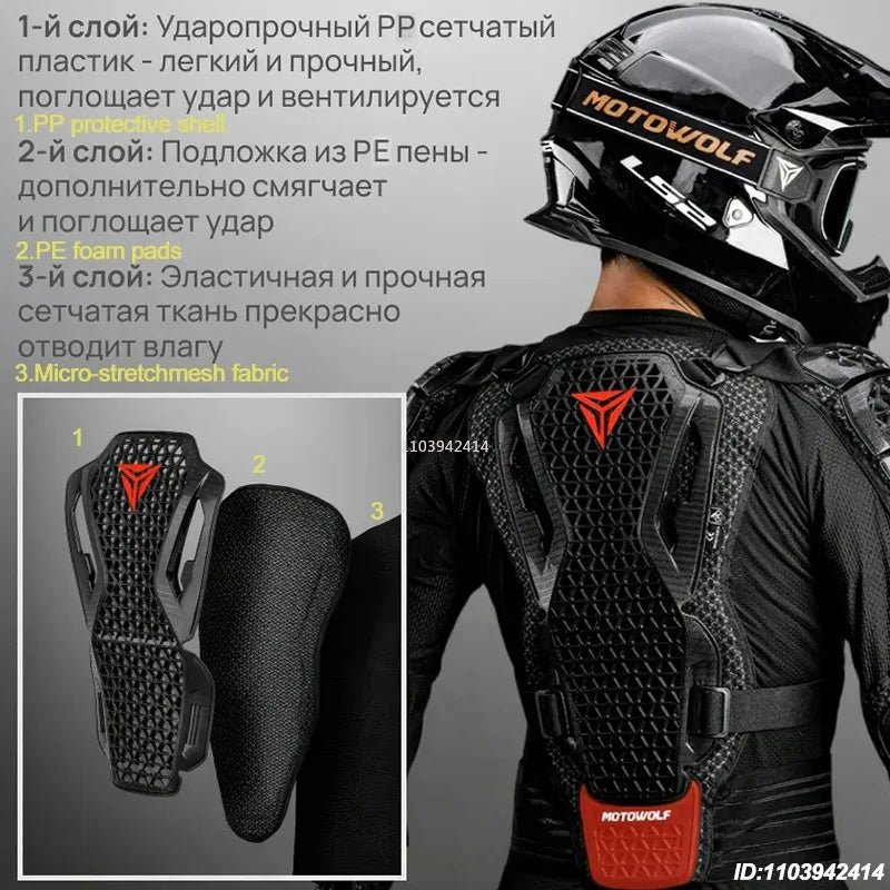 Motorcycle Jacket Men Turtle For Motocross Motorcycle Body Armor Motorbike Racing Jacket CE Approved Protection Gears Equipment