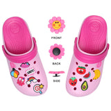 30-200PCS Random Cartoon Shoe Charms For Bubble Slides Clogs Sandals Crocs, Shoes Decrations Accessories Buckle For Friend Gifts
