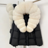 Premium Natural Fur Trim Down Jacket