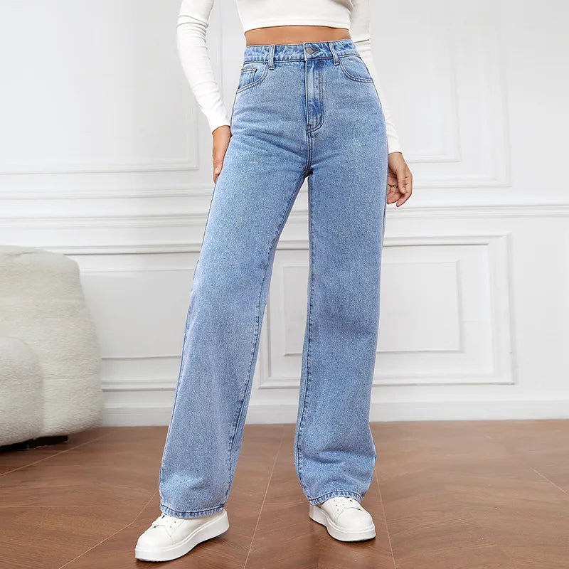 Y2K High-Street Baggy Straight Jeans