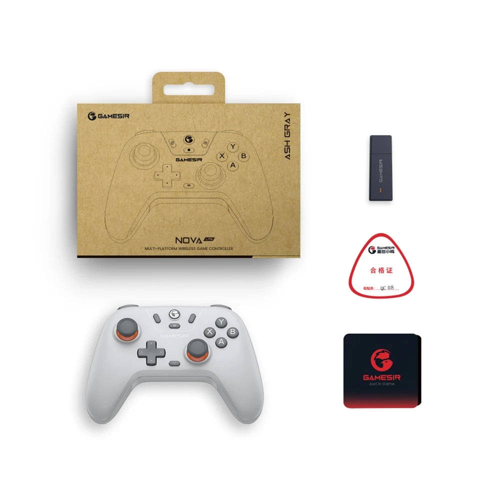 GameSir Nova Lite Wireless Gamepad Game Controller for Switch, Android, iOS, PC and Steam Games Hall Effect Joystick