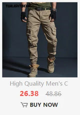 High Quality Men's Jeans Multi Pocket Denim Cargo Pants Oversized Casual Pants Men Clothing Loose Trousers 29-44
