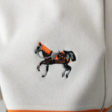 American-Made Luxury: Women’s Two-Piece Embroidered Wool Knit Jacket & Skirt Set