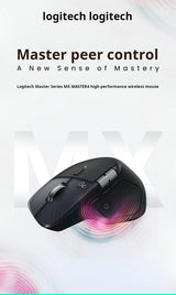 Logitech MX Master 4 Wireless Bluetooth Mouse – Silent & Precise