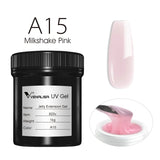 VENALISA Jelly Gel Large Volume 1L Jelly Nude Collection Not Burning Soak Off UV LED Soft Extension Gel Nail Gel Nail Manicure