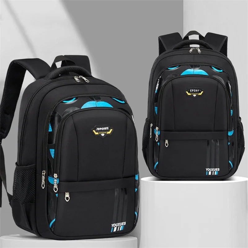 Premium USA-Designed Waterproof Primary School Backpack for Boys & Teenagers