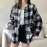 Classic Plaid Flannel Shirt Jacket