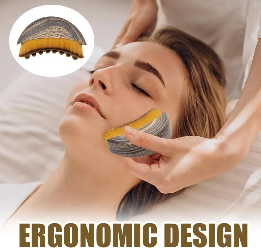 Lymphatic Contour Face Brush – Sculpting & Drainage Massager