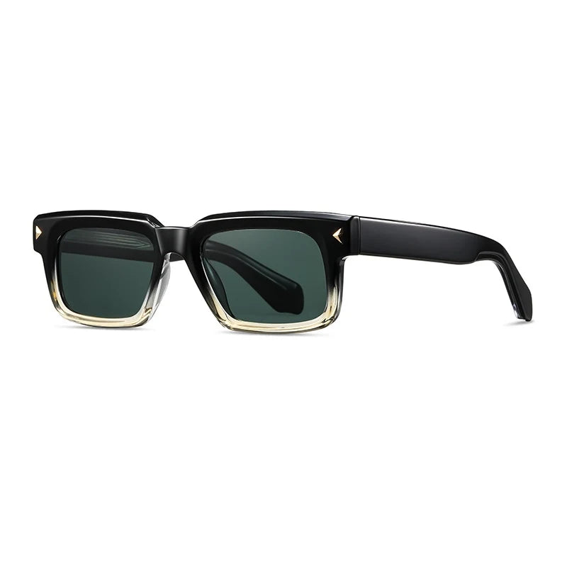 YIMARUILI Retro Square Men's Polarized Sunglasses Fashion Trend UV Protection High Quality TR90 Acetate Women's Driving Glasses