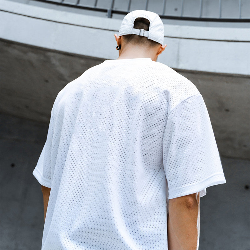 Men’s Quick-Dry Oversized Mesh Sport Tee