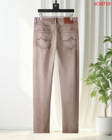 BLLIYOSS Jeans Thin Cotton Men 2025 Spring Summer new Business Embroidery Straight outdoors  Pants Old money High Quality
