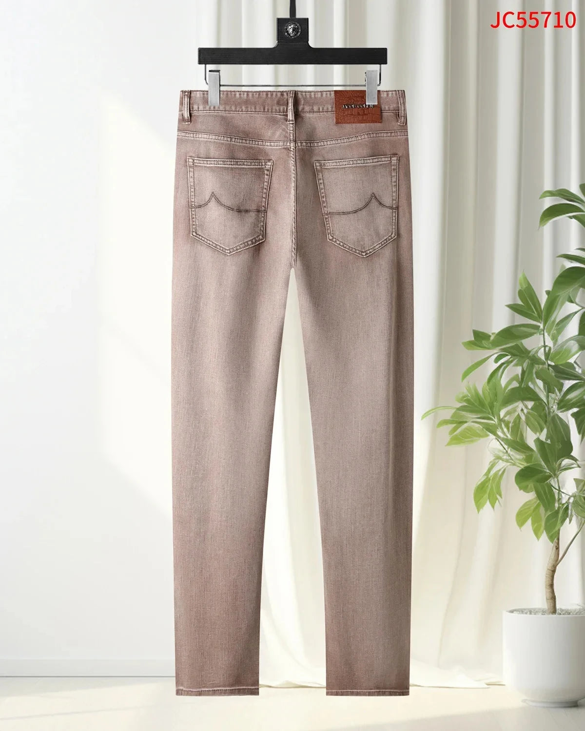 BLLIYOSS Jeans Thin Cotton Men 2025 Spring Summer new Business Embroidery Straight outdoors  Pants Old money High Quality