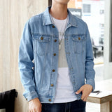 Men’s Premium USA-Made Denim Jacket - Classic Spring/Autumn Streetwear Outerwear