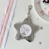 Y2K Korean Fashion Star Bag Pendant Cute Idol 3in Photo Storage Card Album Card Holder Women Decorative Accessories KeychainGift