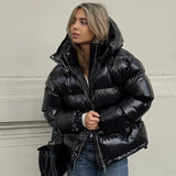 Women’s Hooded Puffy Cotton Jacket
