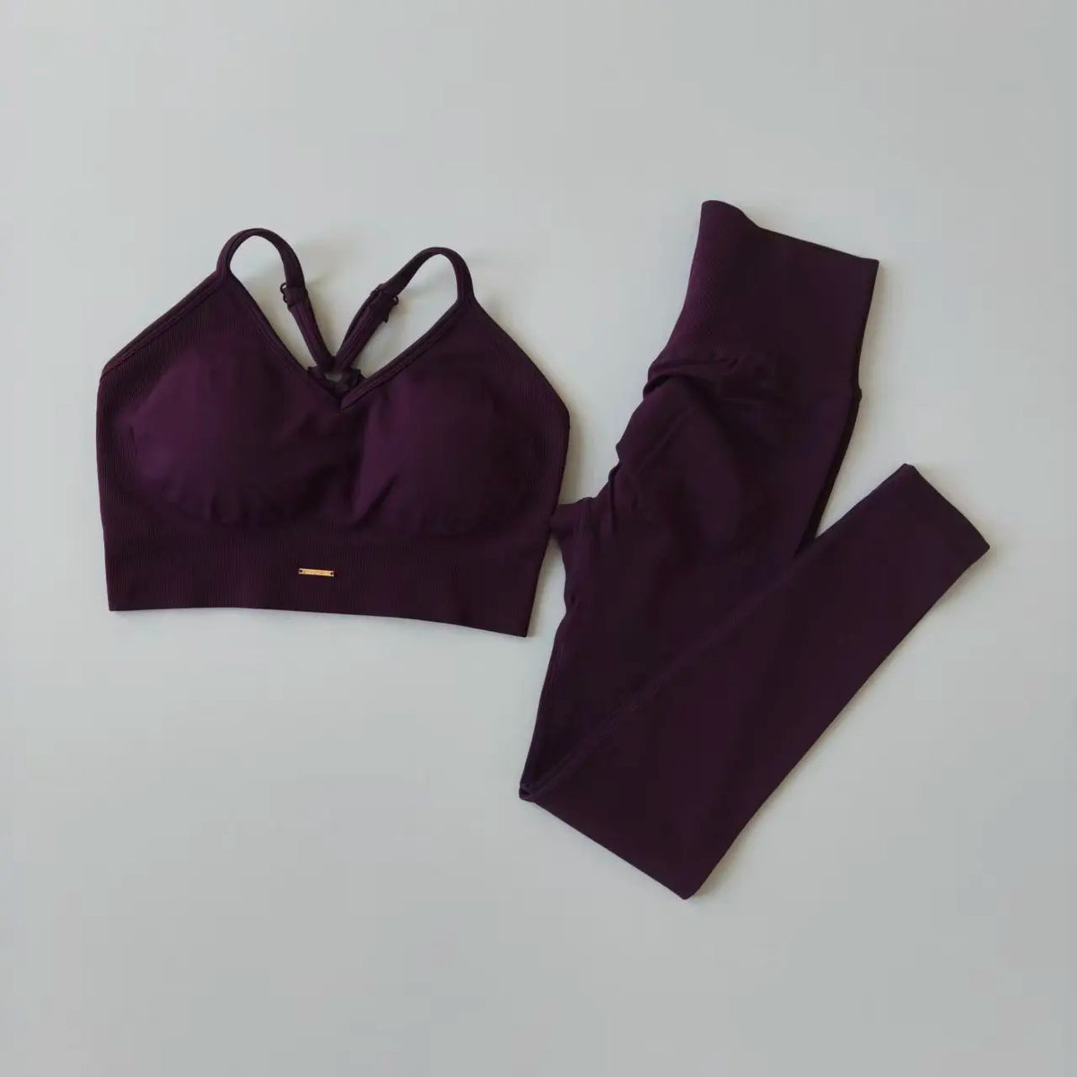 Women's High-Waisted Seamless Yoga Set