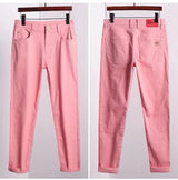 Men's Colorful Stretch Denim Jeans | Slim Fit