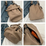 Fashionable Crossbody Bags for Women Shoulder Bag Large Capacity Oxford Women Bucket Bag Purse and Handbags