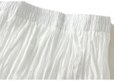 Women's Pleated Maxi Skirt – Elegant A-Line Beach Style