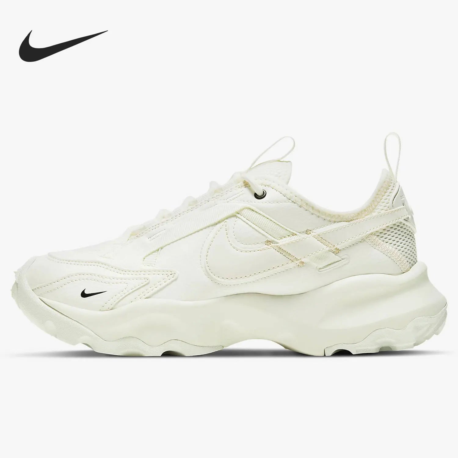 Nike Official Genuine TC Women's Height-Increasing Comfortable Breathable Running Shoes DD9682-100