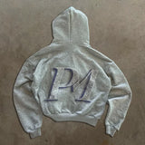Men's Dollar Print Zip-Up Hoodie