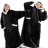 Oversized Hooded Blanket Robe