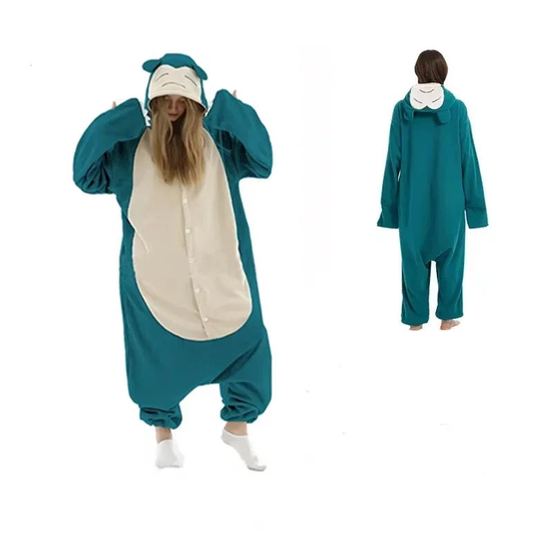 okemon Cosplay Kigurumi Onesie Snorlax Jigglypuff Umbreon Gengar Costume Halloween Adult Anime Bulbasaur Pajamas