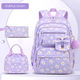 Corduroy Girls School Bags Korean Style Daily Backpack For Women lightweight bow Travel Backpacks Teenagers Casual Bags