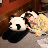 60cm-120cm Giant Panda Plush Toys Soft Sleep Pillow Cartoon Animal Bear Stuffed Baby Doll Classic Kids Birthday Christmas Gifts