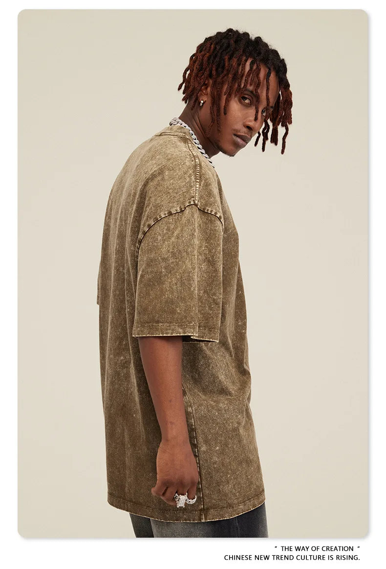 Anime Monster Washed Cotton Unisex T-Shirt