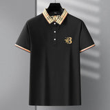 Men's Embroidered Polo Shirt – Breathable Summer Style