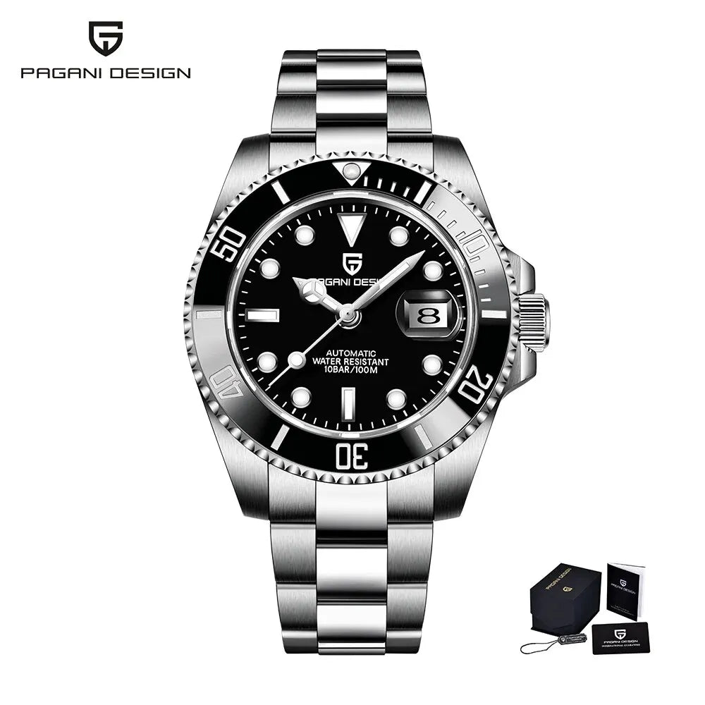 PAGANI Design 2026 New 40mm Men Automatic Mechanical Watches Men Luxury Miyota 8215 Stainless Steel Waterproof Watch Relogio